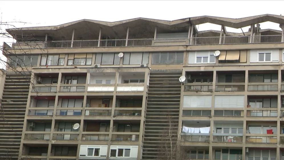Nakošena zgrada u Vukovarskoj ulici od zagrebačkog potresa