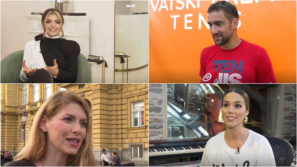 Ella Dvornik, Marin Čilić, Jelena Perčin i Franka Batelić