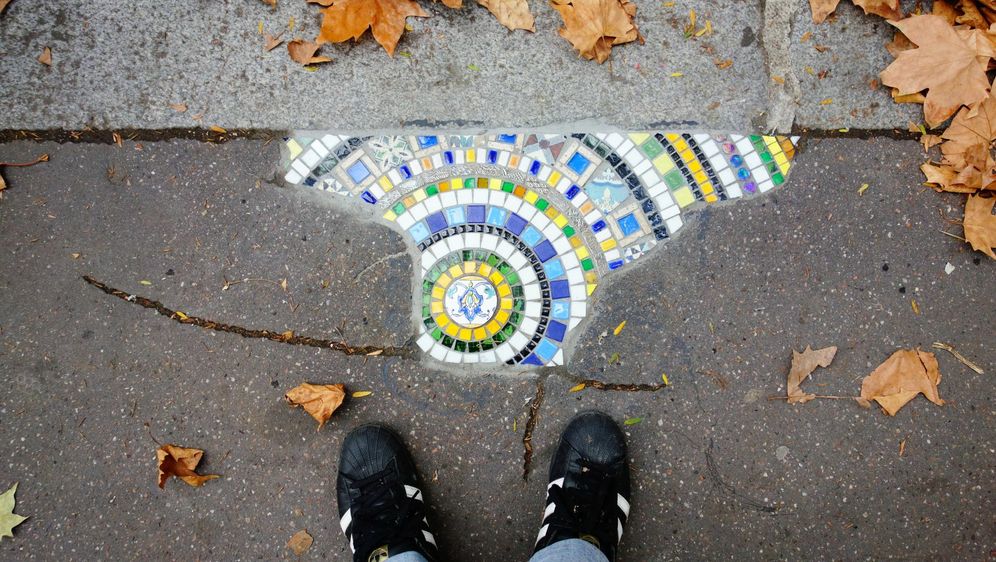 Umjetničke intervencije na pločniku, Francuska - 3