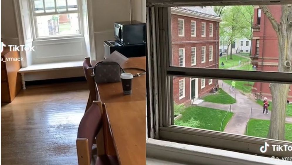 Soba za brucoše na Harvardu.