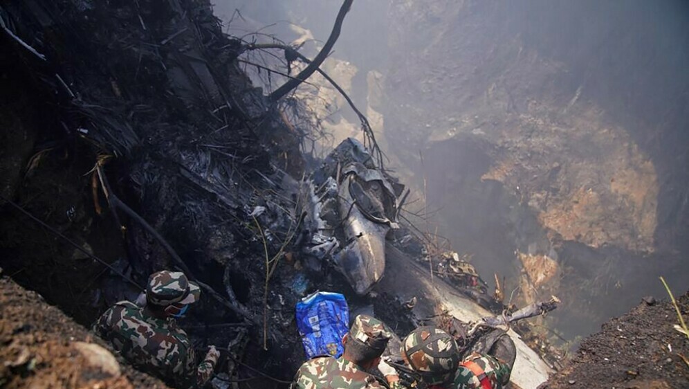 Mjesto avionske nesreće u Pokhari