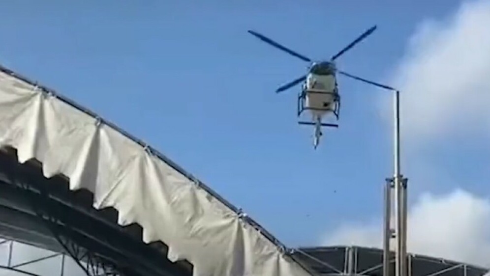 Helikopter u trenutku nesreće