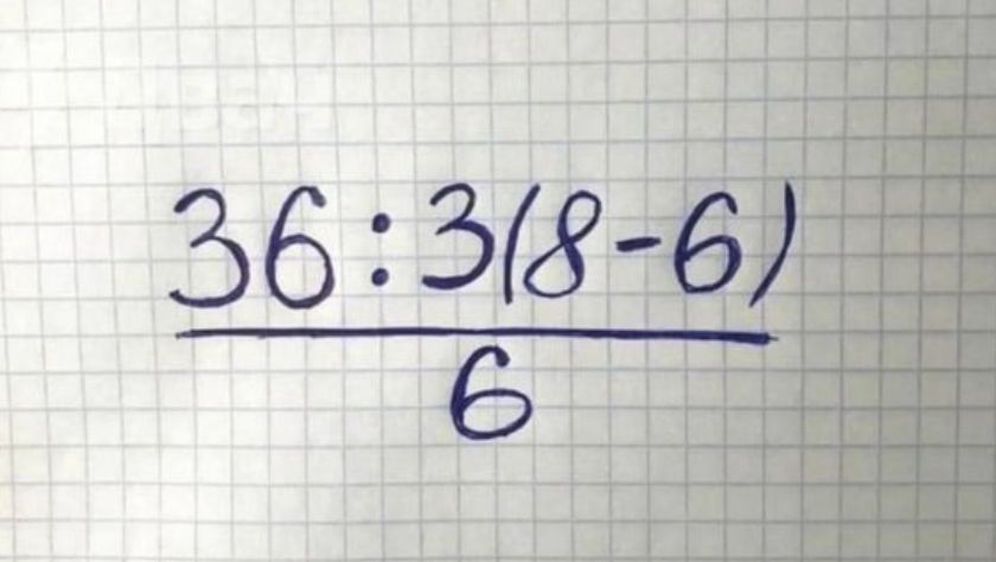 Matematički zadatak iz osnovneškole.