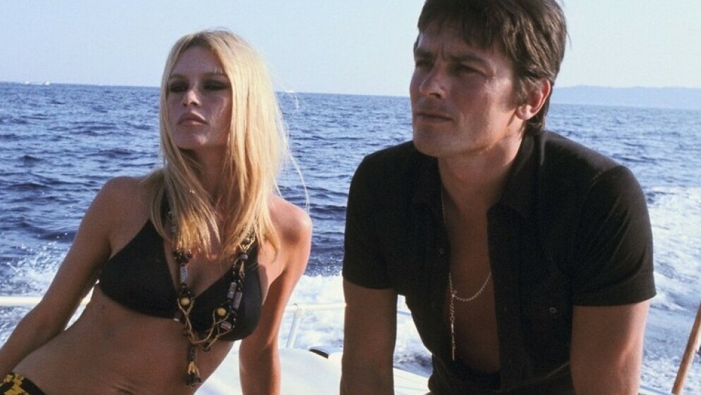 Brigitte Bardot i Alain Delon