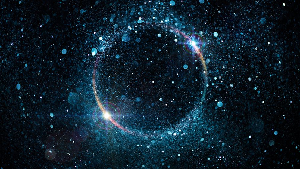 Apstraktni prikaz kozmičkog prstena, ilustracija