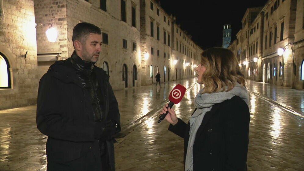 Mato Franković i Paula Klaić Saulačić, reporterka Dnevnika Nove TV