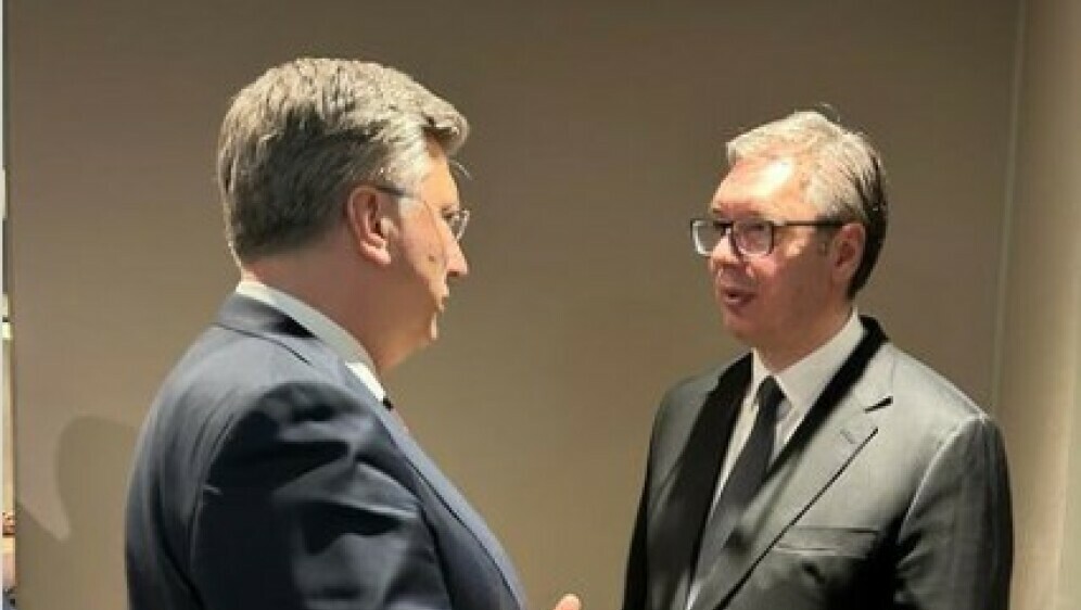 Andrej Plenković i Aleksandar Vučić