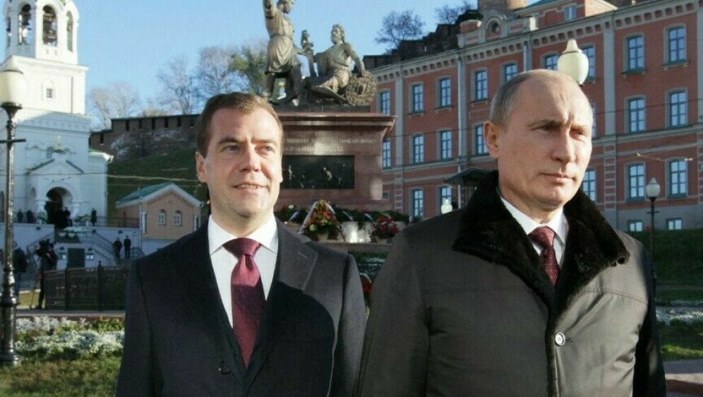 Dimitrij Medvedev i Vladimir Putin