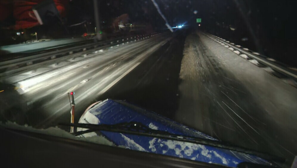 Snijeg, vjetar i problemi u prometu