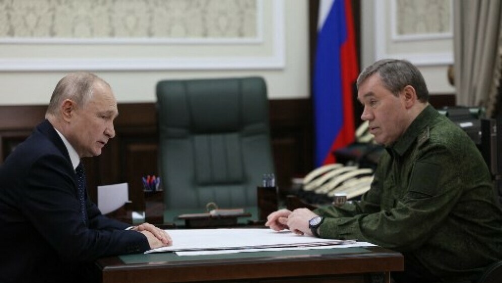 Valerij Gerasimov i Vladimir Putin