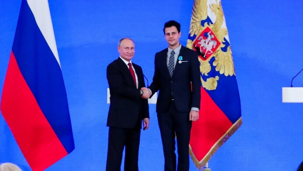 Vladimir Putin i Miloš Biković