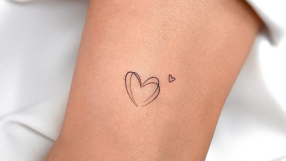 Minimalističke tetovaže s motivom srca