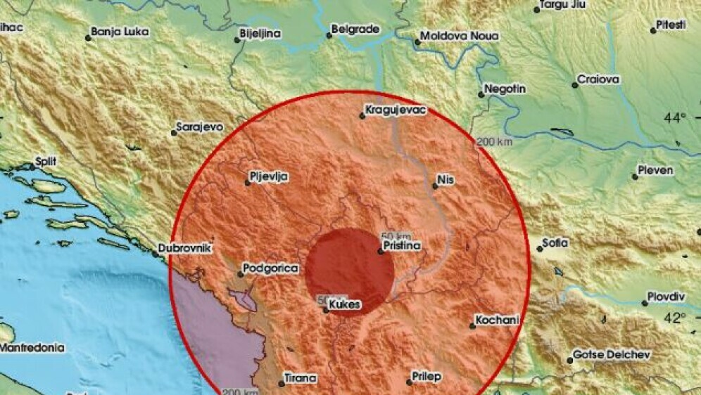 Potres na Kosovu