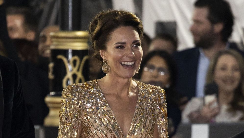 Catherine Middleton na premijeri filma 'Za smrt nema vremena' 2021. godine