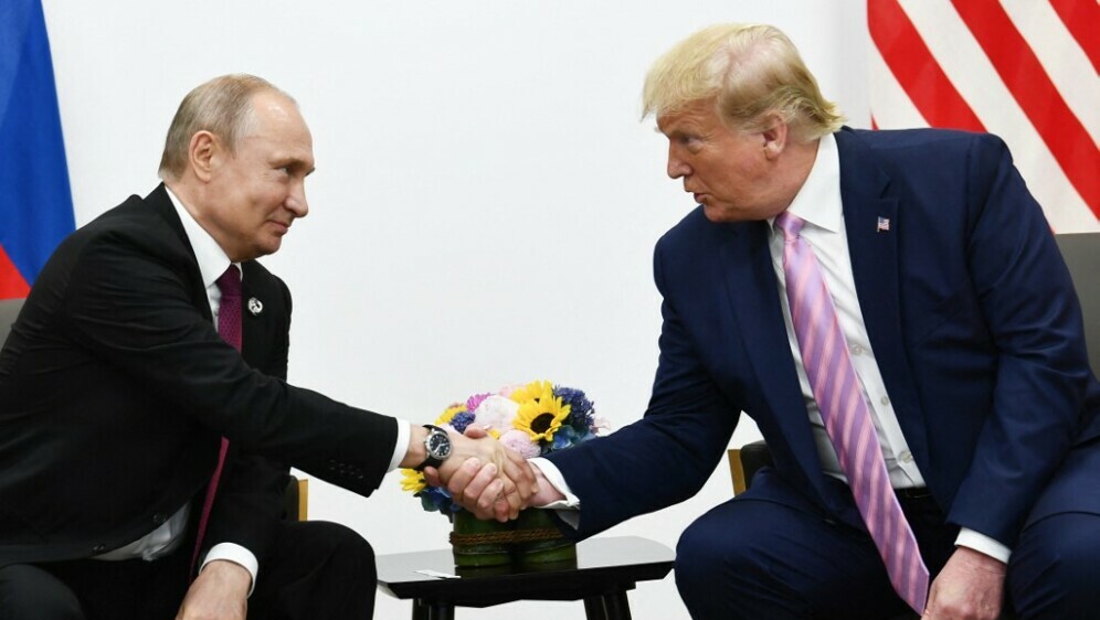 Vladimir Putin i Donald Trump tijekom sastanka na G20 samitu 2019. godine