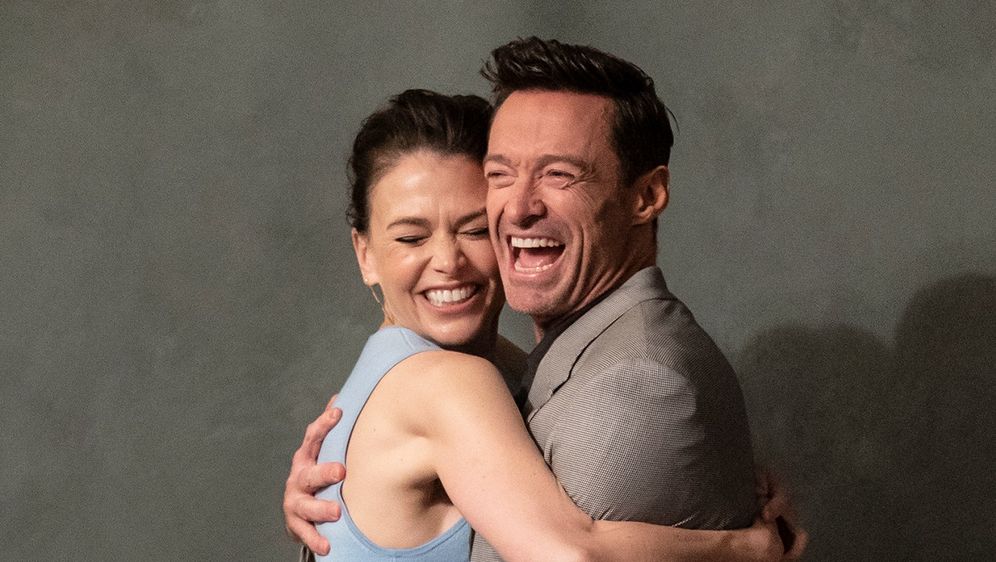 Sutton Foster i Hugh Jackman