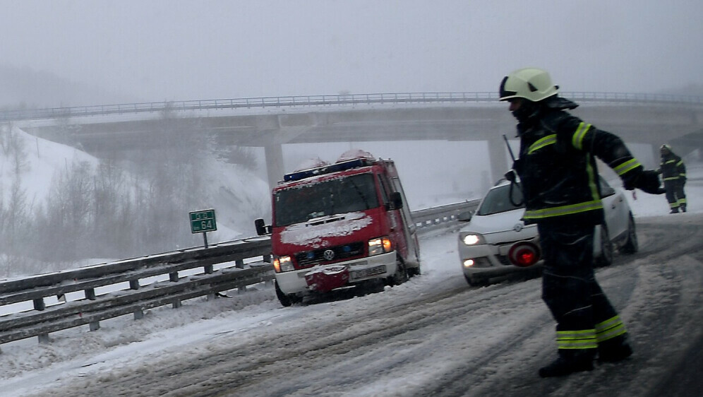 Snijeg na autocesti