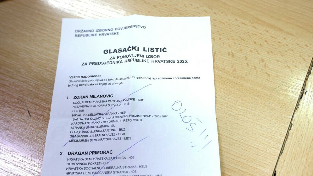 Glasački listići - 2