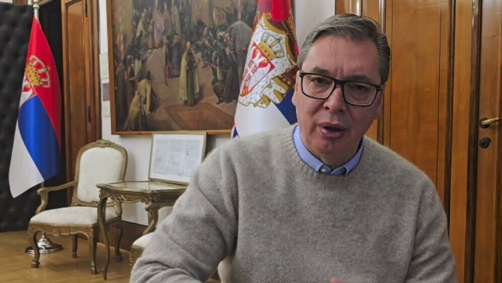 Screenshot Aleksandar Vučić