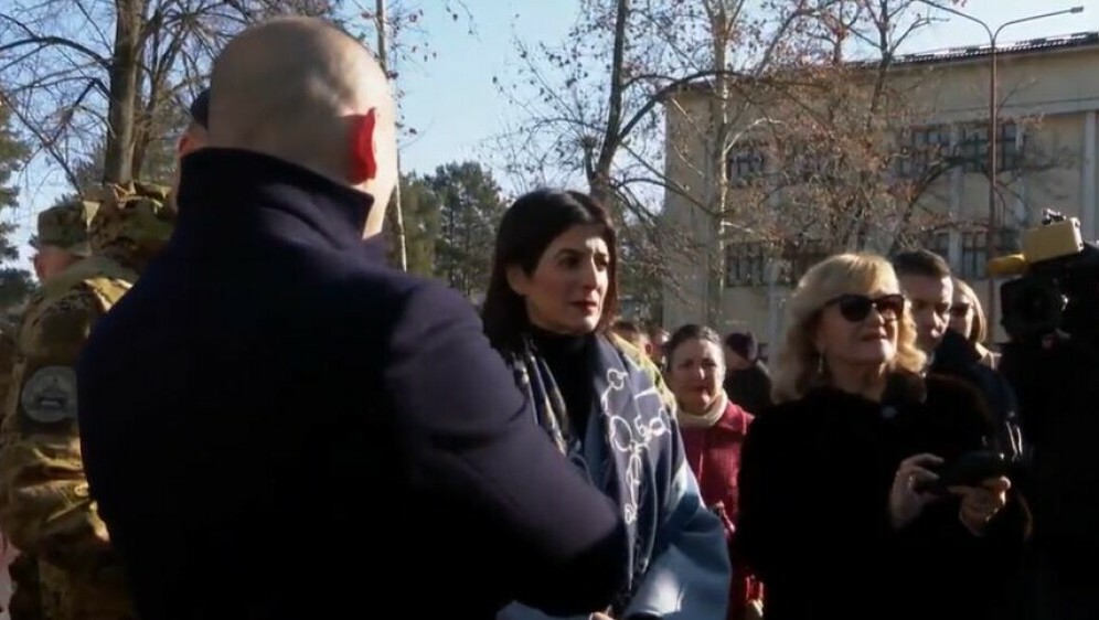 Ministar obrane Ivan Anušić i veleposlanica SAD-a Nathalie Rayes