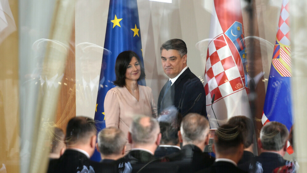 Zoran Milanović na prošloj inauguraciji