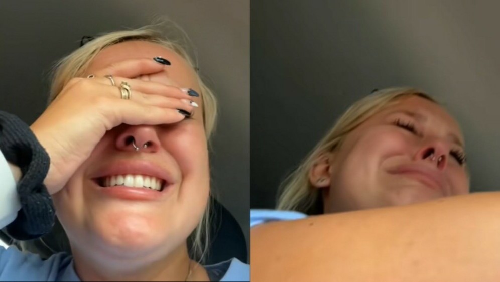 TikTokerica Anicole kako plače zbog neuspjele tetovaže