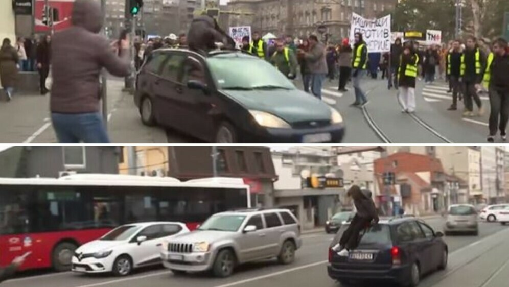 Automobilom udario studenticu tijekom odavanja počasti u Beogradu