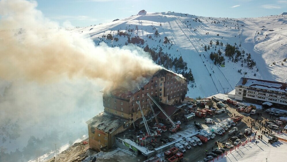 Požar u hotelu na skijalištu u Turskoj