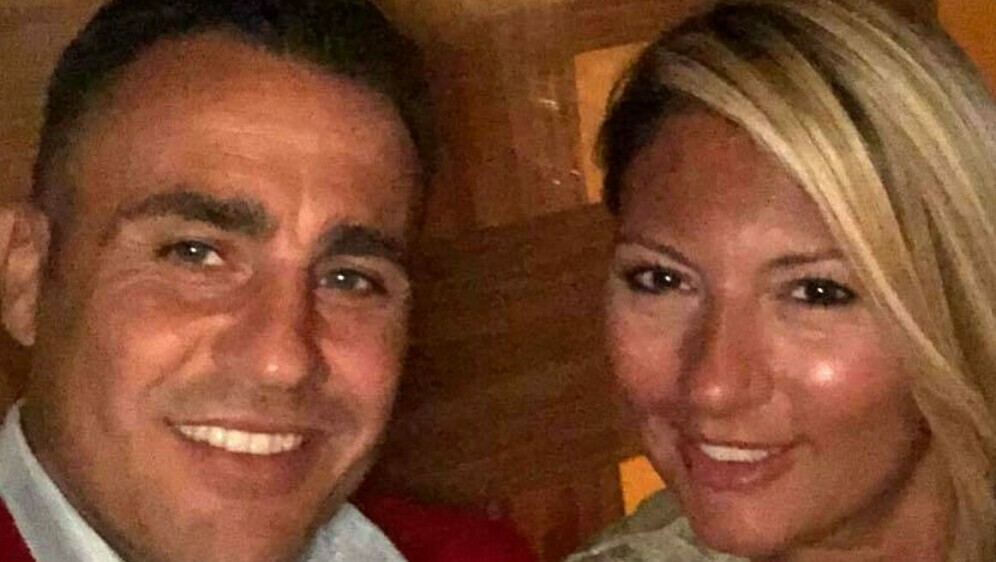 Fabio Cannavaro i Daniela Arenoso