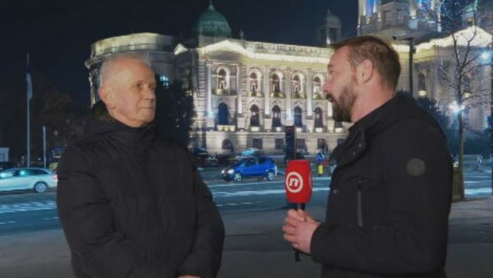 Slobodan Stupar, politički analitičar i Tin Kovačić, reporter Dnevnika Nove TV