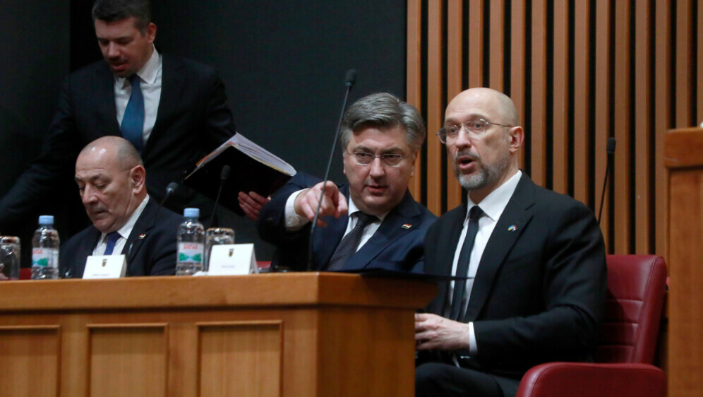 Tomo Medved, Andrej Plenković i Denis Šmihal