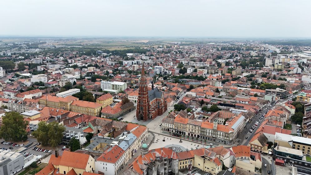 Osijek je glavno središte Osječko-baranjske županije