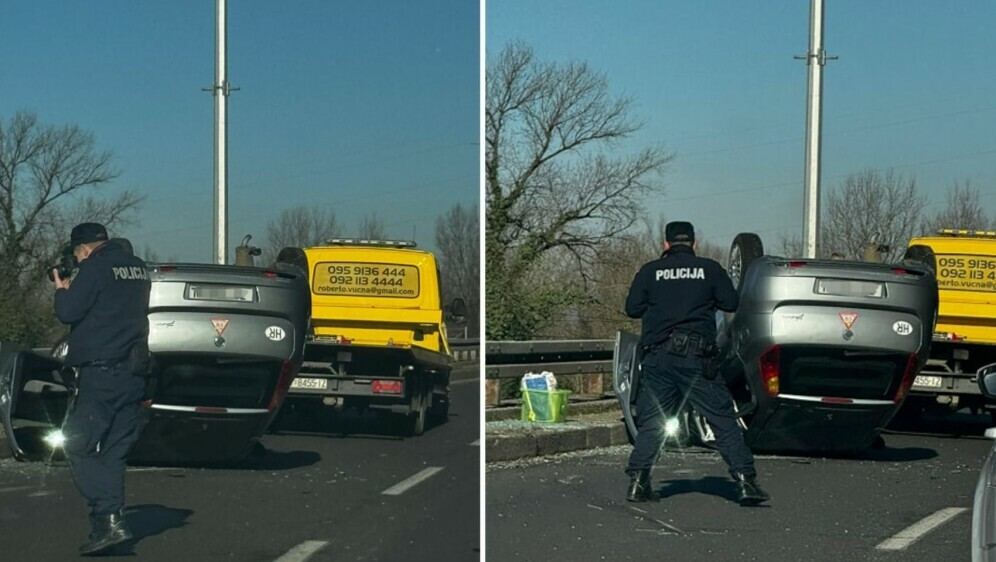 Prometna nesreća na Aleji Bologna