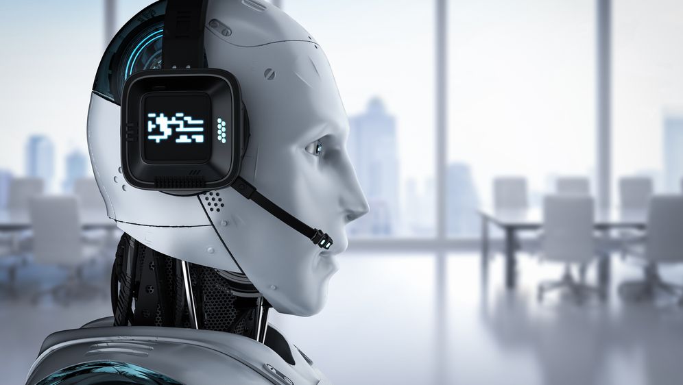 Robot razgovara, ilustracija