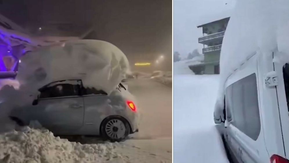 Snijeg u talijanskom Pijemontu