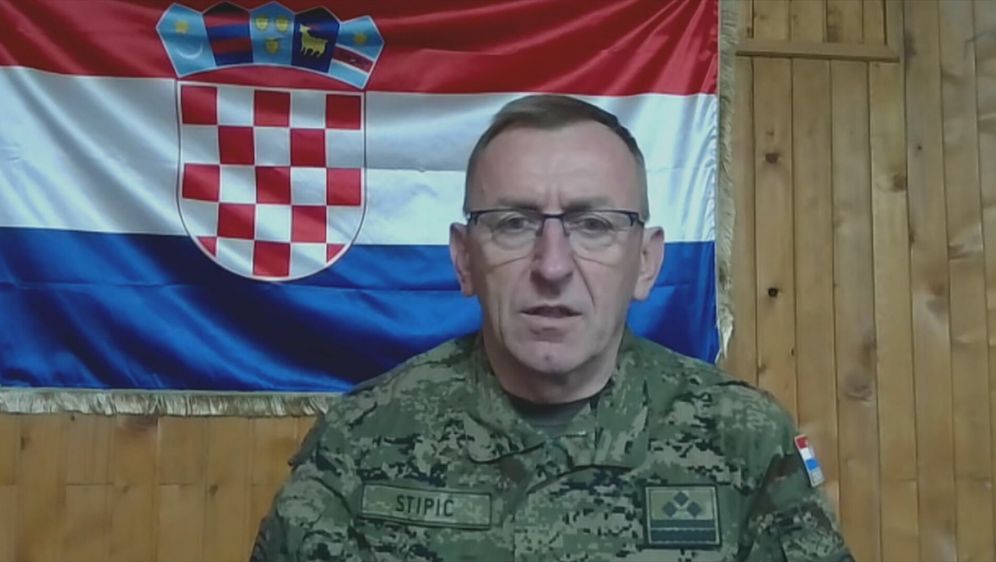 Brigadir Ivan Stipić, zapovjednik hrvatskog kontingenta u operaciji KFOR