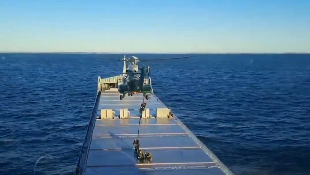 Finska objavila snimku zauzimanja ruskog broda