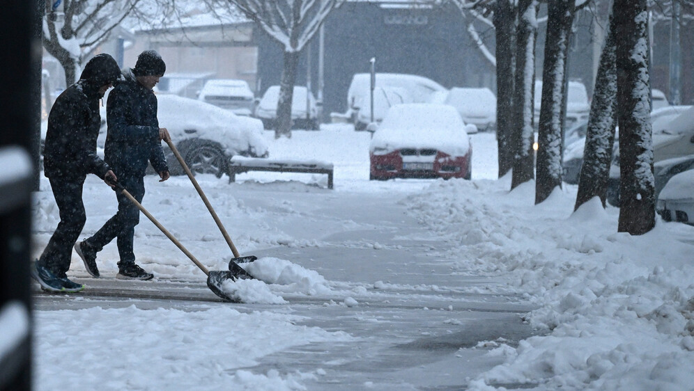 Snijeg u Zagrebu