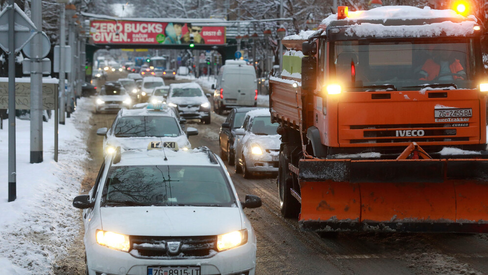 Snijeg u Zagrebu 7.1. 2026. - 3