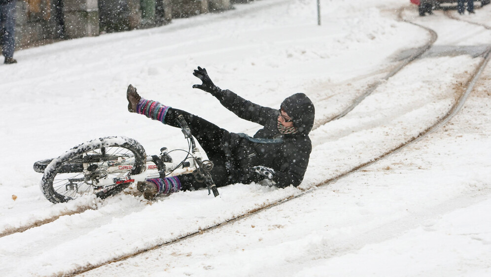 Nesreća na snijegu, ilustracija