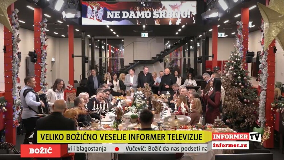 Božićna proslava televizije Informer