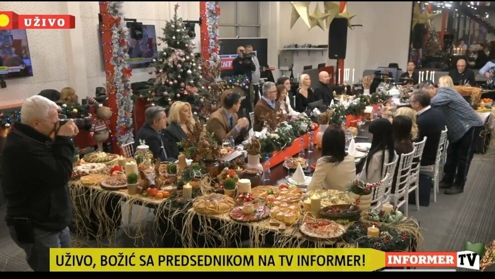 Vučić i Brnabić na TV Informeru za pravoslavni Božić