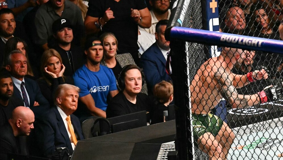 Donald Trump i Elon Musk na UFC meču