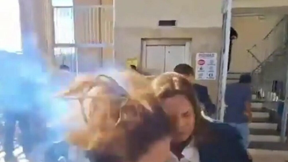 Trenutak napada na oporbenu zastupnicu u Hondurasu