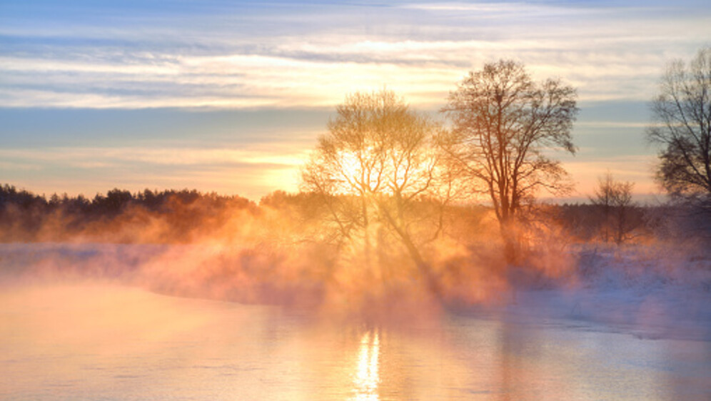 Zimsko jutro, ilustracija