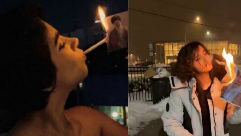 Iranke pale fotografiju cigaretom