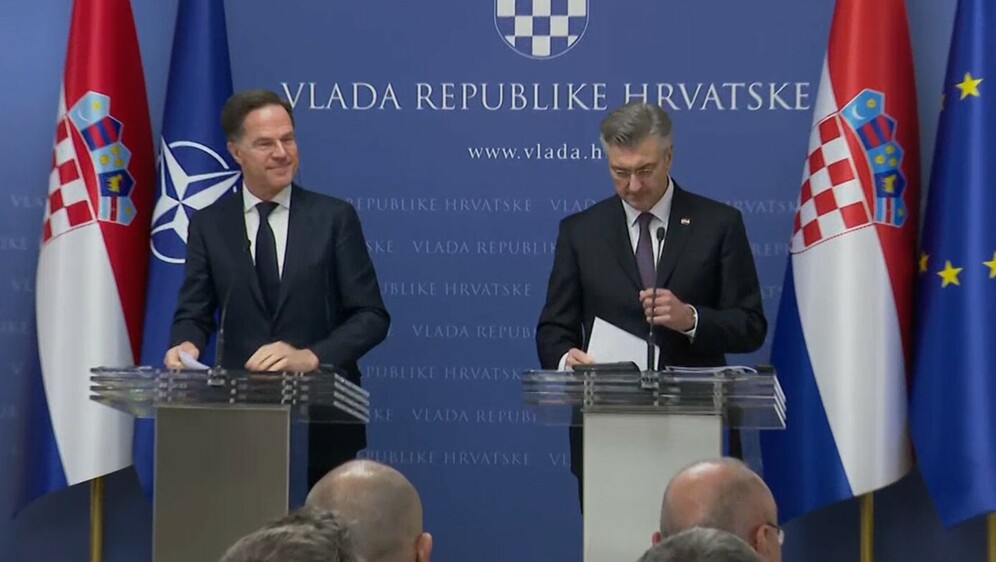 Mark Rutte i Andrej Plenković