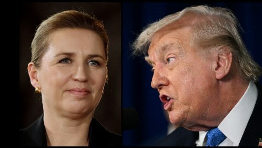 Mette Frederiksen, Donald Trump