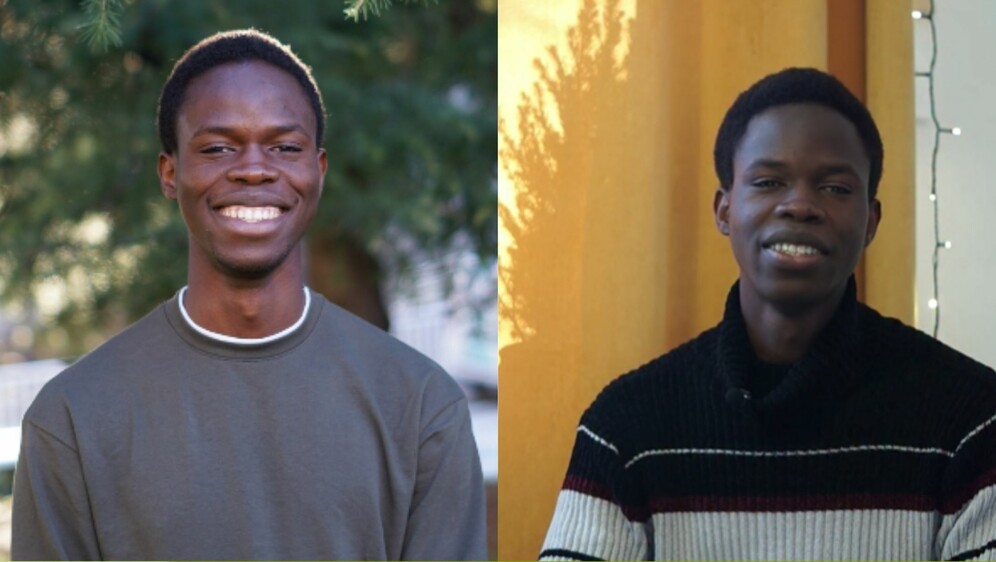 Nigerijac Josiah pri recitiranju hrvatske poezije