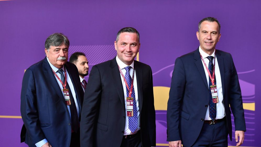 Čelnici HNS-a Kustić, Svetina i Vučemilović